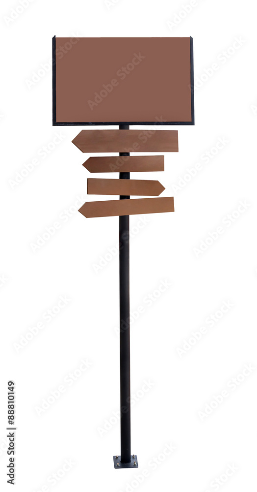 wooden arrow sign post or road signpost wooden arrow sign post or road signpost