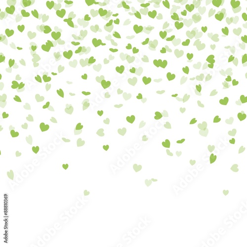 Vector Illustration of a Background with Heart Confetti