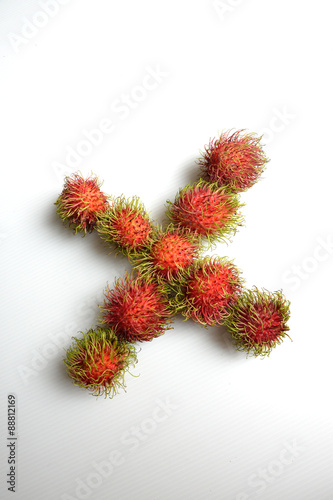 Rambutan   Cross shape