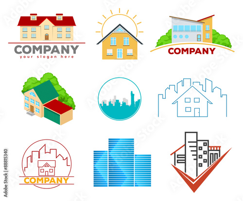 Real Estate Emblems and Logos