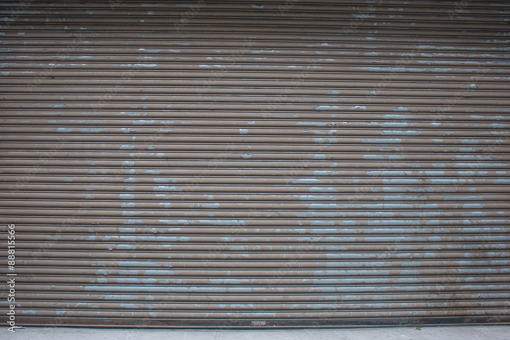 Hintergrund – runter gekommenes Wellblech Tor Hintergrund – runter gekommenes Wellblech Tor