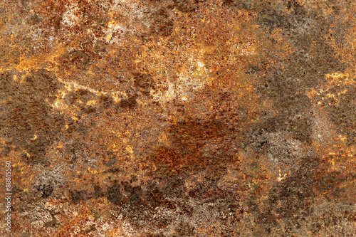 Seamless texture of old and rusty metal