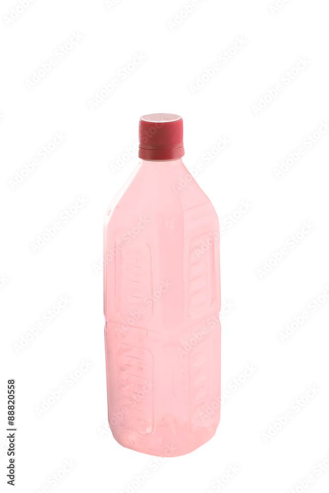 Plastic bottle isolated on white Plastic bottle isolated on white