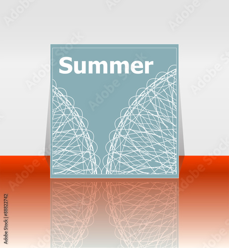 summer poster. summer background. Effects poster  frame. Happy holidays card  Enjoy your summer