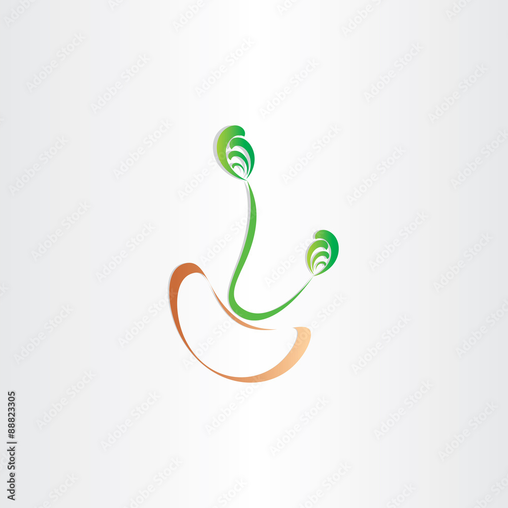 grain bean germination seed icon vector grain bean germination seed icon vector
