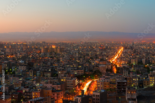 Light way, Mashhad, Iran