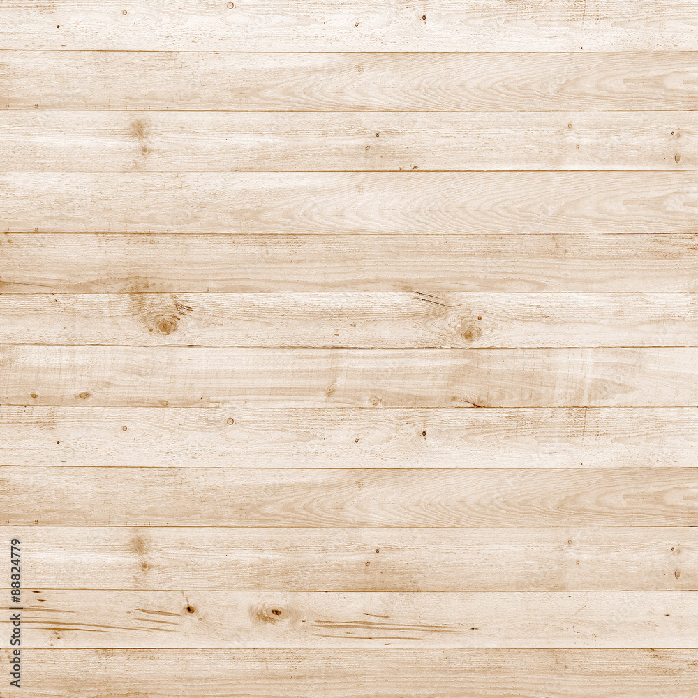 Fototapeta premium Wood pine plank light brown texture for background