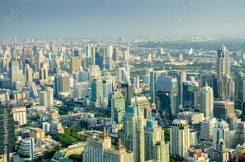 Cityscape of bangkok city © martinhosmat083