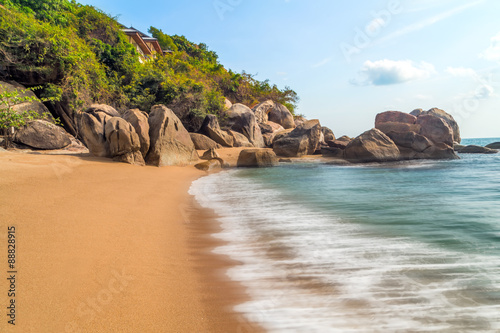 tropical beach landscape © Emoji Smileys People