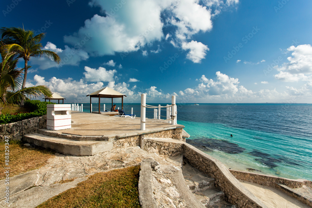 Obraz premium Cancun beach in Mexico