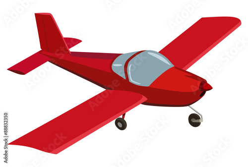 Red airplane
