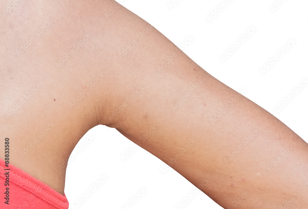 armpit of young women