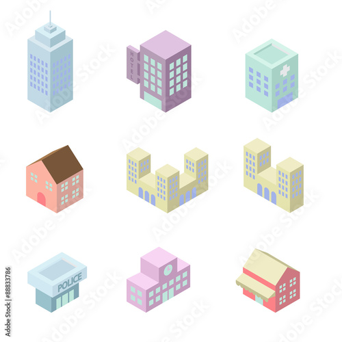 building 3d isometric