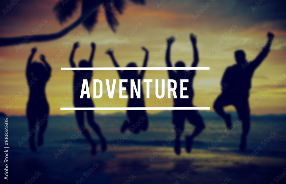 Fototapeta premium Adventure Journey Cheerful Holiday Happiness Concept
