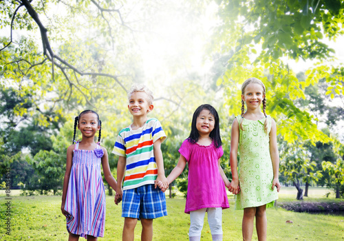Diversity Friends Children Park Happiness Concept © Rawpixel.com