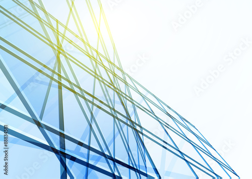 Abstract building from the lines.