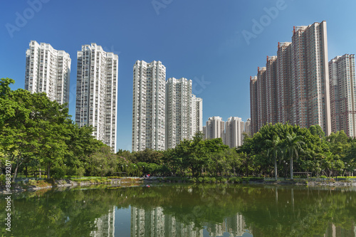 Residential district of Hong Kong