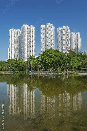 Residential district of Hong Kong