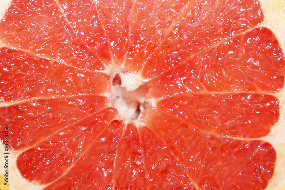 grapefruit red cut by pieces grapefruit red cut by pieces