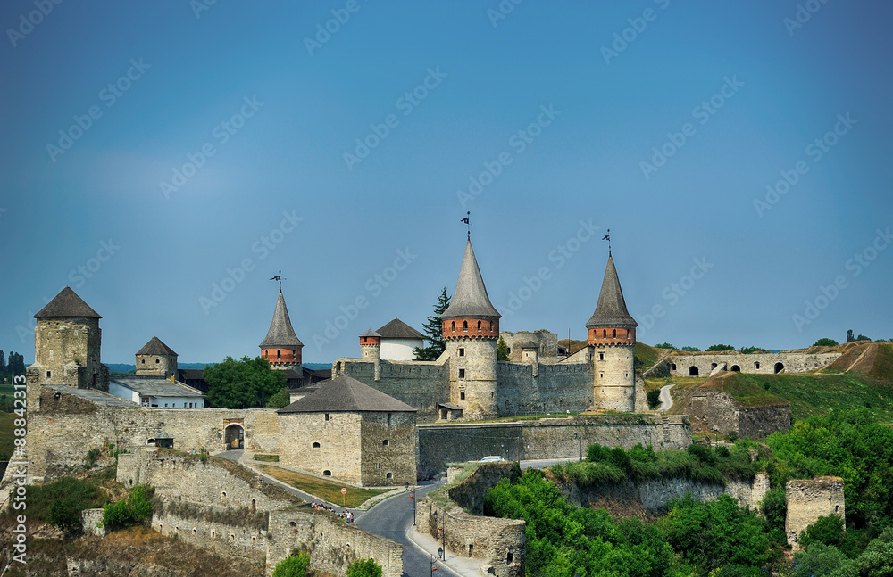 Old Castle in Kamyanets-Podilsky, Ukraine