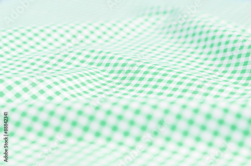 Green canvas tablecloth background texture
