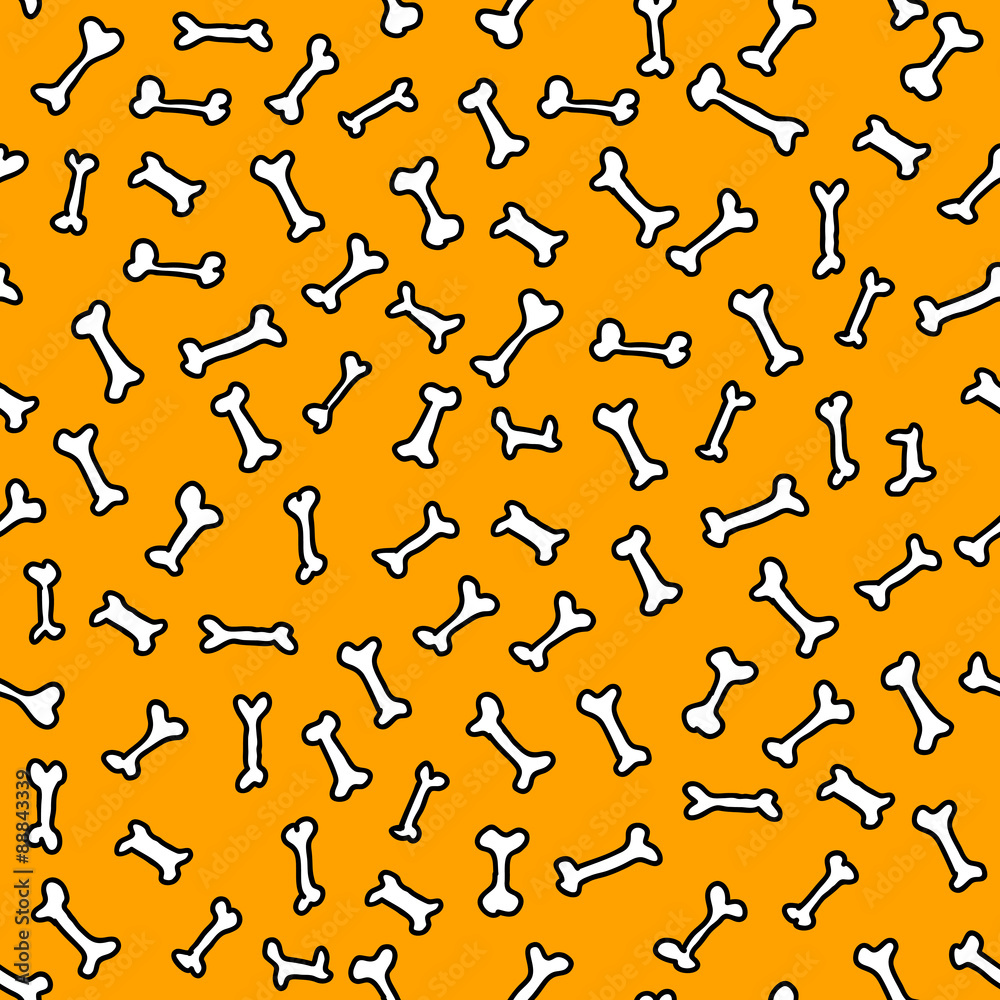 Halloween bones seamless pattern Halloween bones seamless pattern