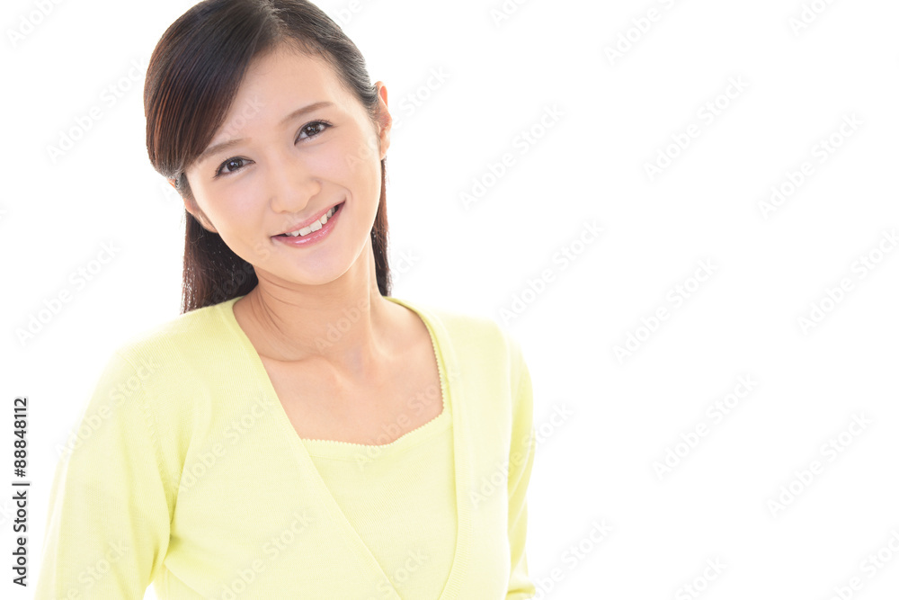 笑顔の女性 笑顔の女性
