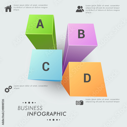 Colorful Business Infographic layout.