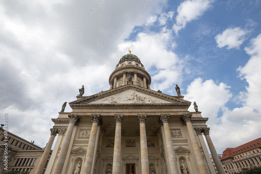 the french cathedral at the gendarmenmarkt in berlin germany