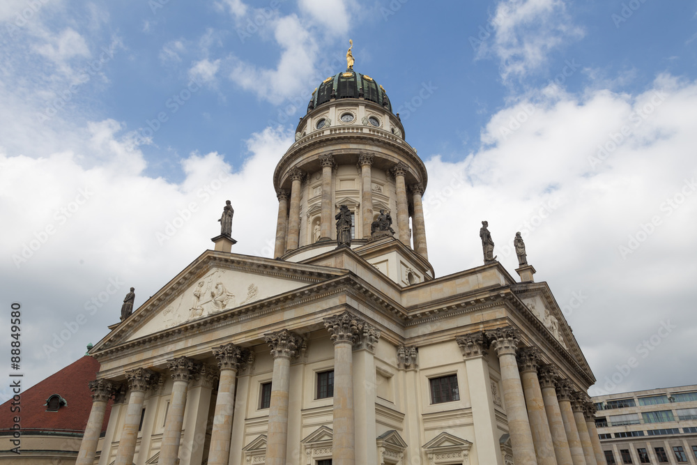 the french cathedral at the gendarmenmarkt in berlin germany