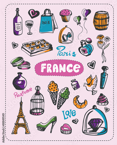 Doodle of France.