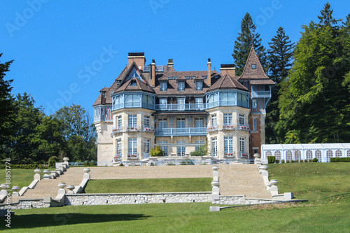 Switzerland - SEPTEMBER 04: House in the Alps. September 05 , 2012