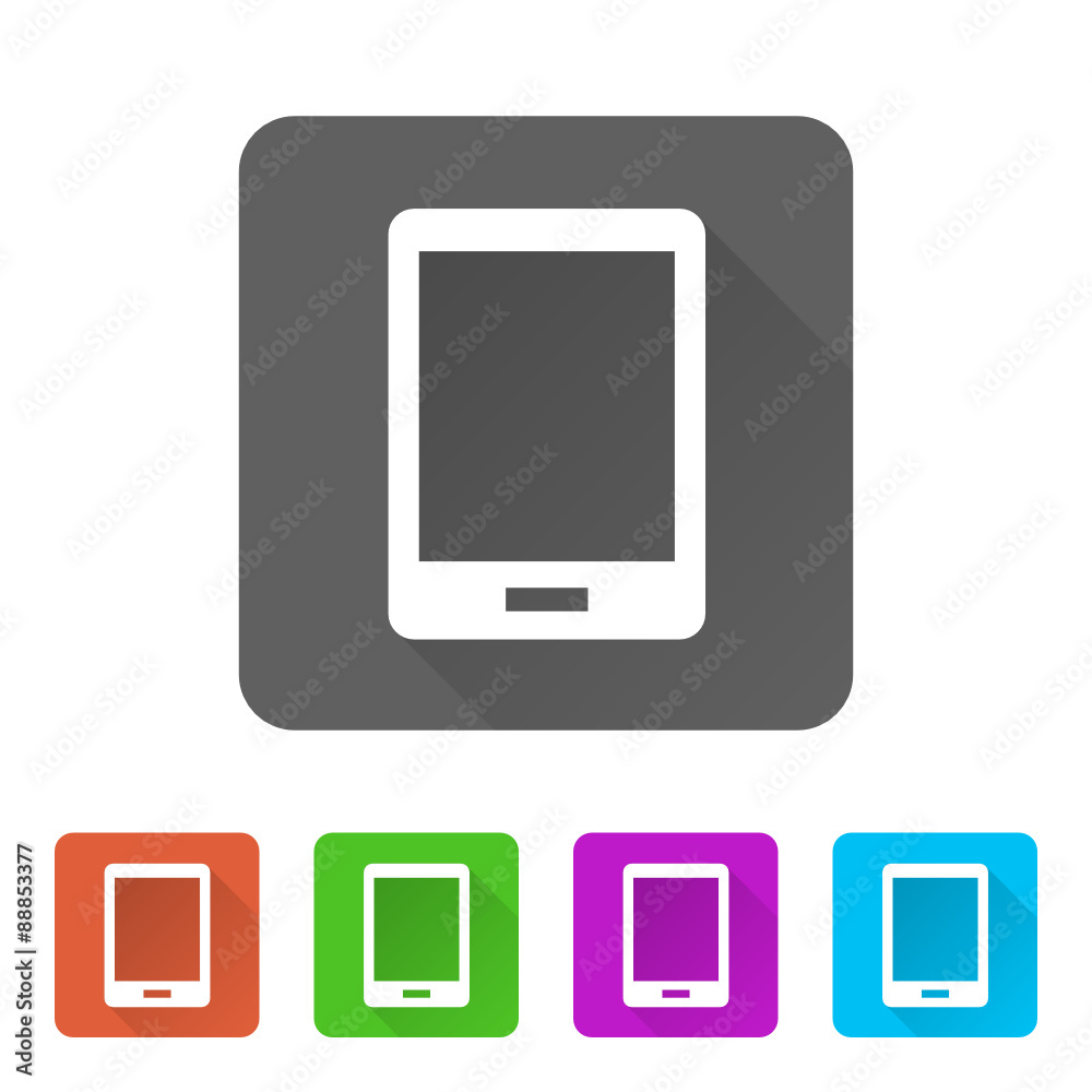 App Icon Long Shadow - 5 Colors App Icon Long Shadow - 5 Colors
