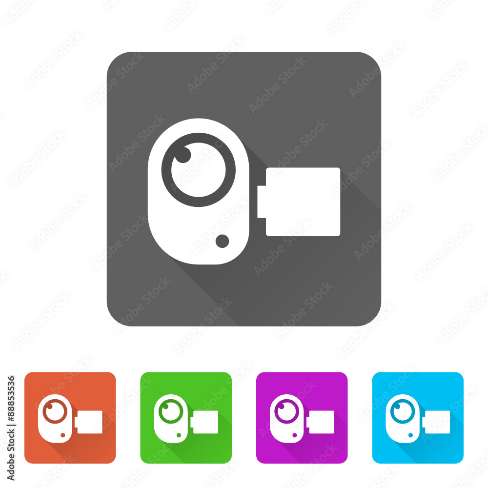 App Icon Long Shadow - 5 Colors App Icon Long Shadow - 5 Colors