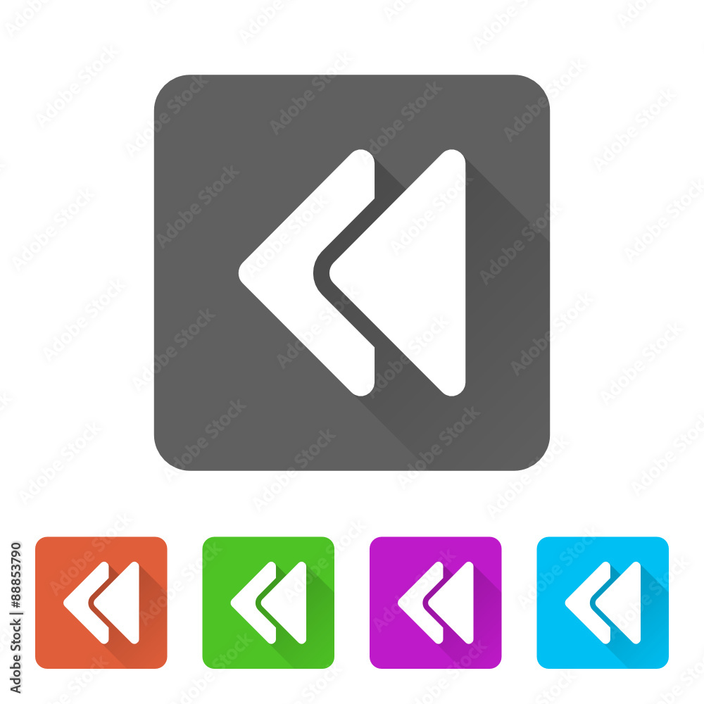 App Icon Long Shadow - 5 Colors App Icon Long Shadow - 5 Colors