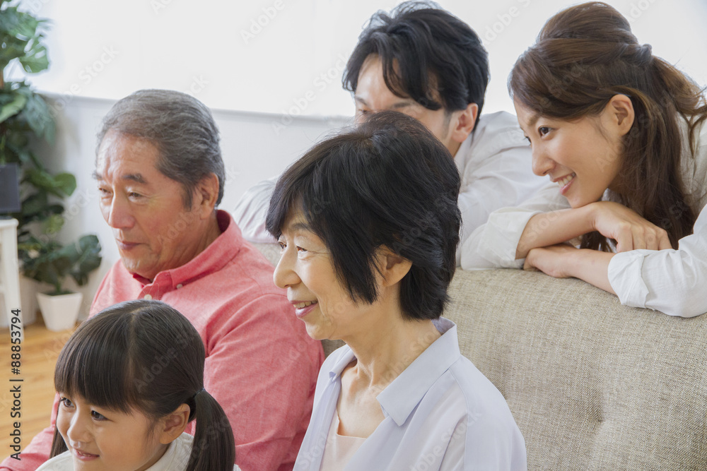 Fototapeta premium 団欒する家族