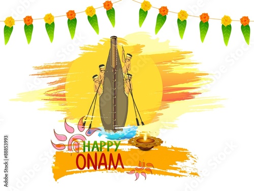 Snakeboat for Happy Onam celebration.