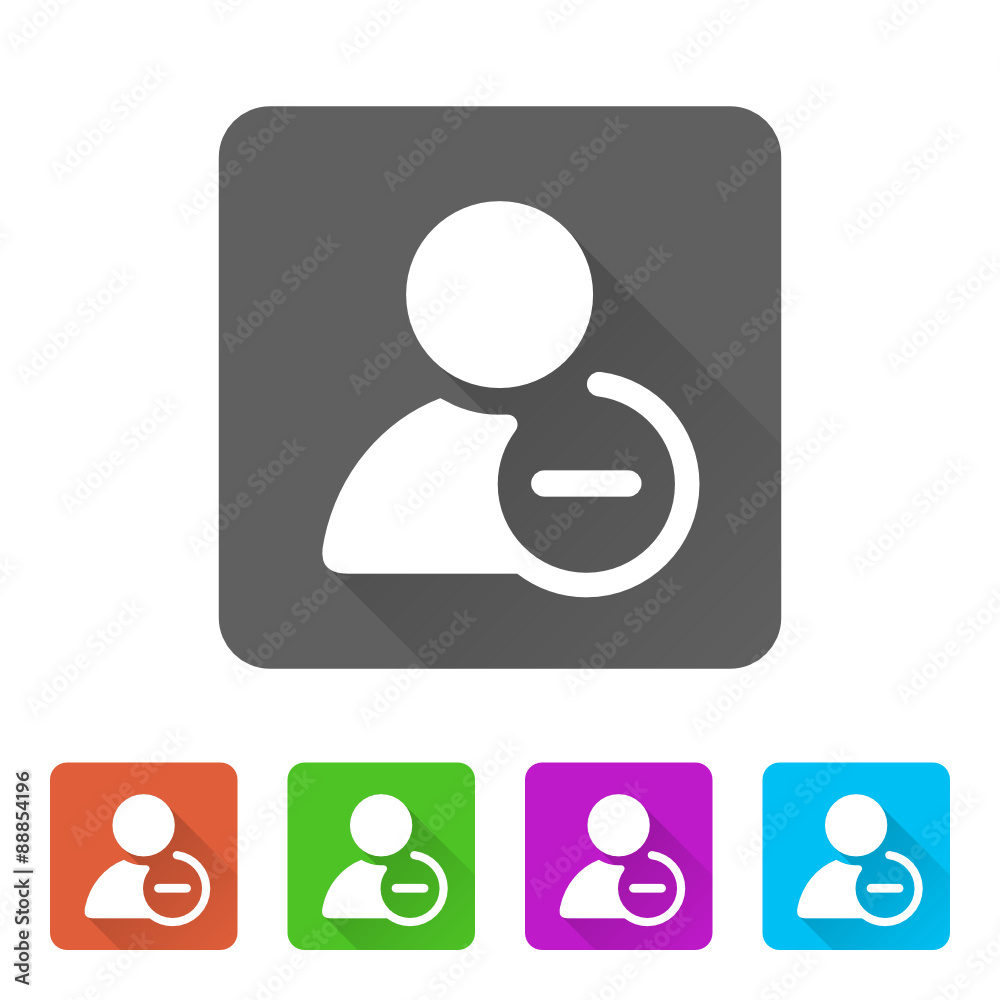 App Icon Long Shadow - 5 Colors App Icon Long Shadow - 5 Colors