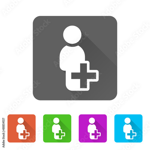 App Icon Long Shadow - 5 Colors