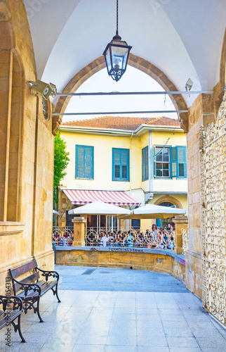 The covered terrace photo