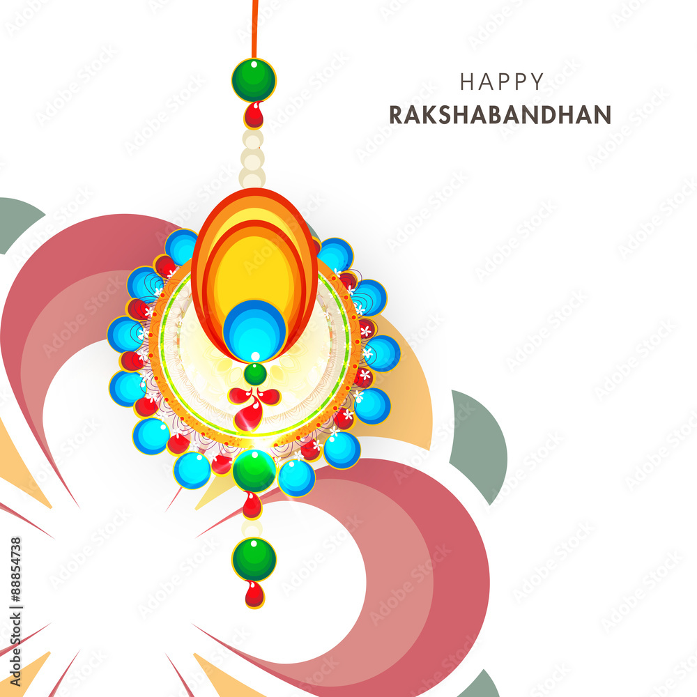 Premium Vector | Happy raksha bandhan vector illustration hand draw  creative design
