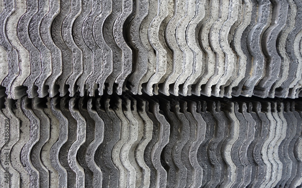 Abstract background of stacked roof tiles Abstract background of stacked roof tiles