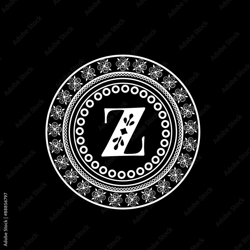 Premium monogram with English Alphabet Z. Premium monogram with English Alphabet Z.
