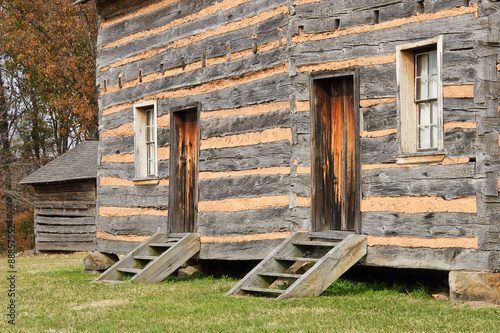 Historic Birthplace of James K Polk Log Cabin in Pineville, North Carolina photo