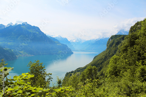Mountain lake. Switzerland