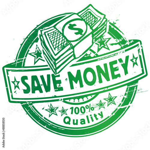 Stempel Save Money in Dollar