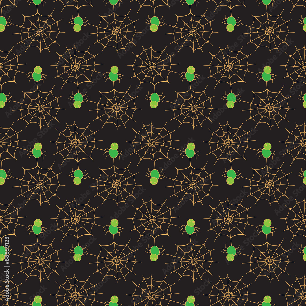 Halloween seamless with traditional symbols icons. Vector. Halloween seamless with traditional symbols icons. Vector.