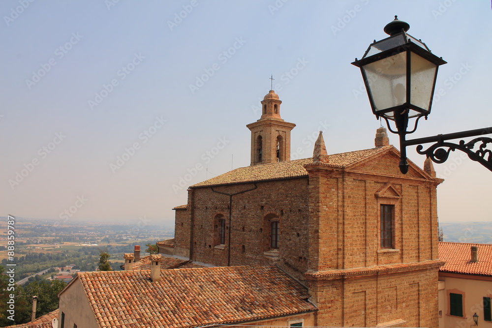 Fototapeta premium Church of St. Mark in Castelbellino, Italy