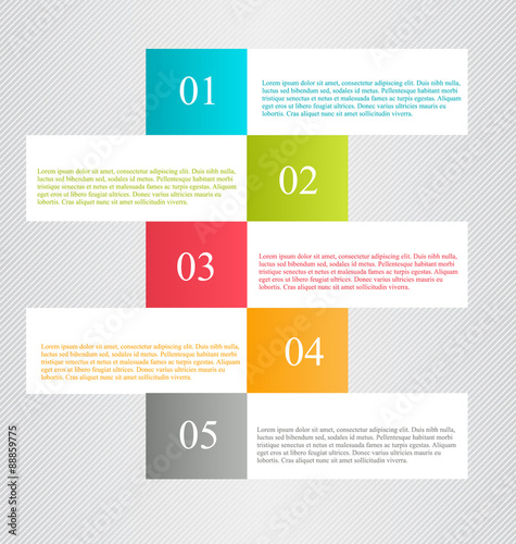 Infographics template for business, education, web design, banners, brochures, flyers. Vector illustration.