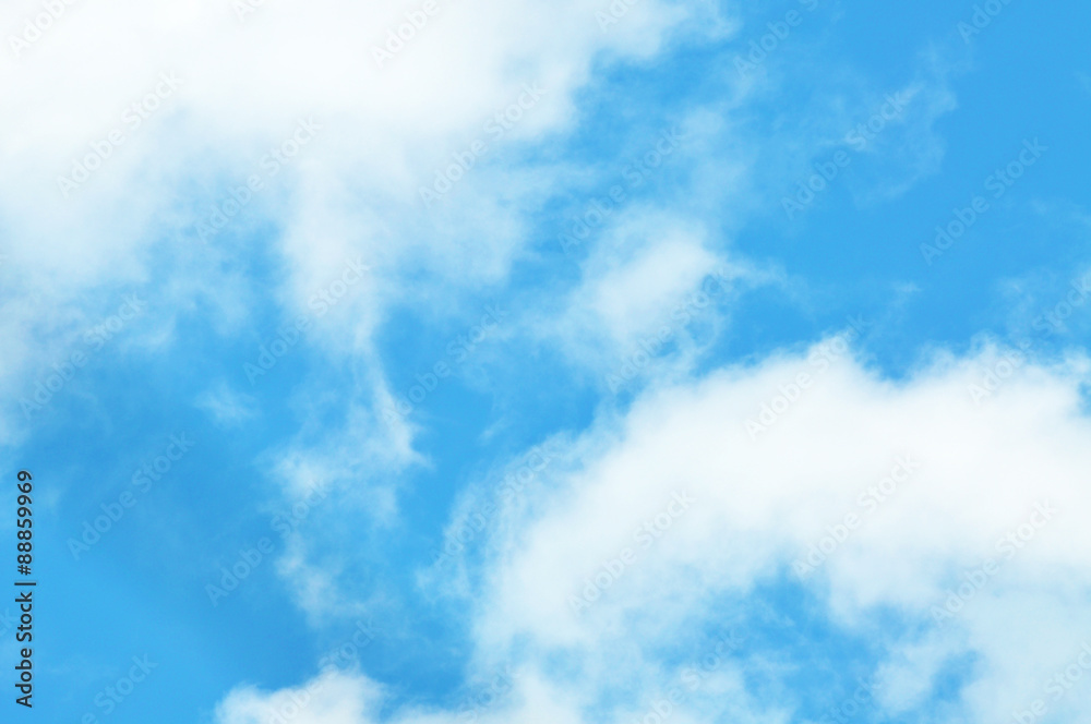 cloud and blue sky for background